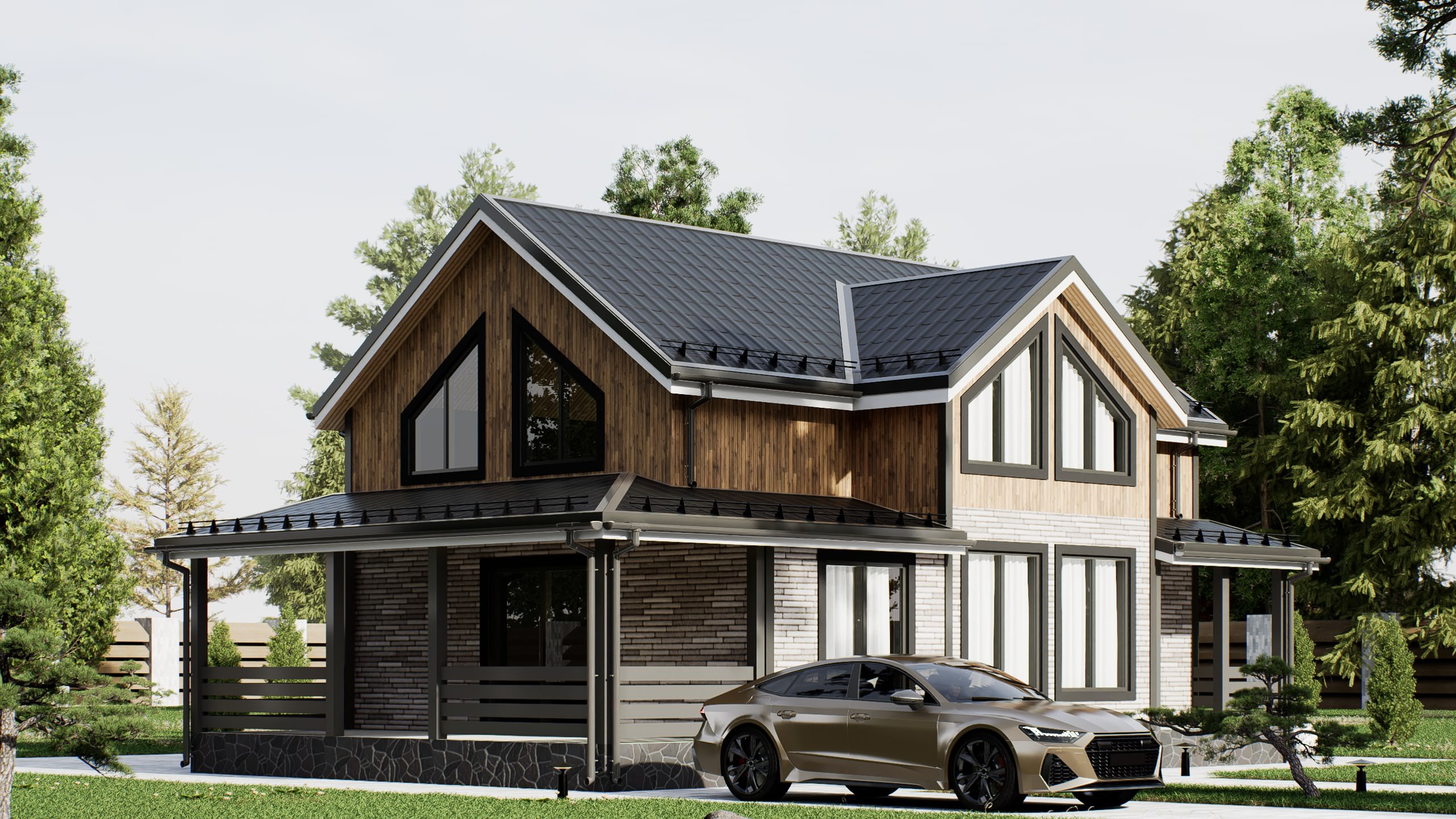картинка Каркасный дом Орлеан от LEGNO