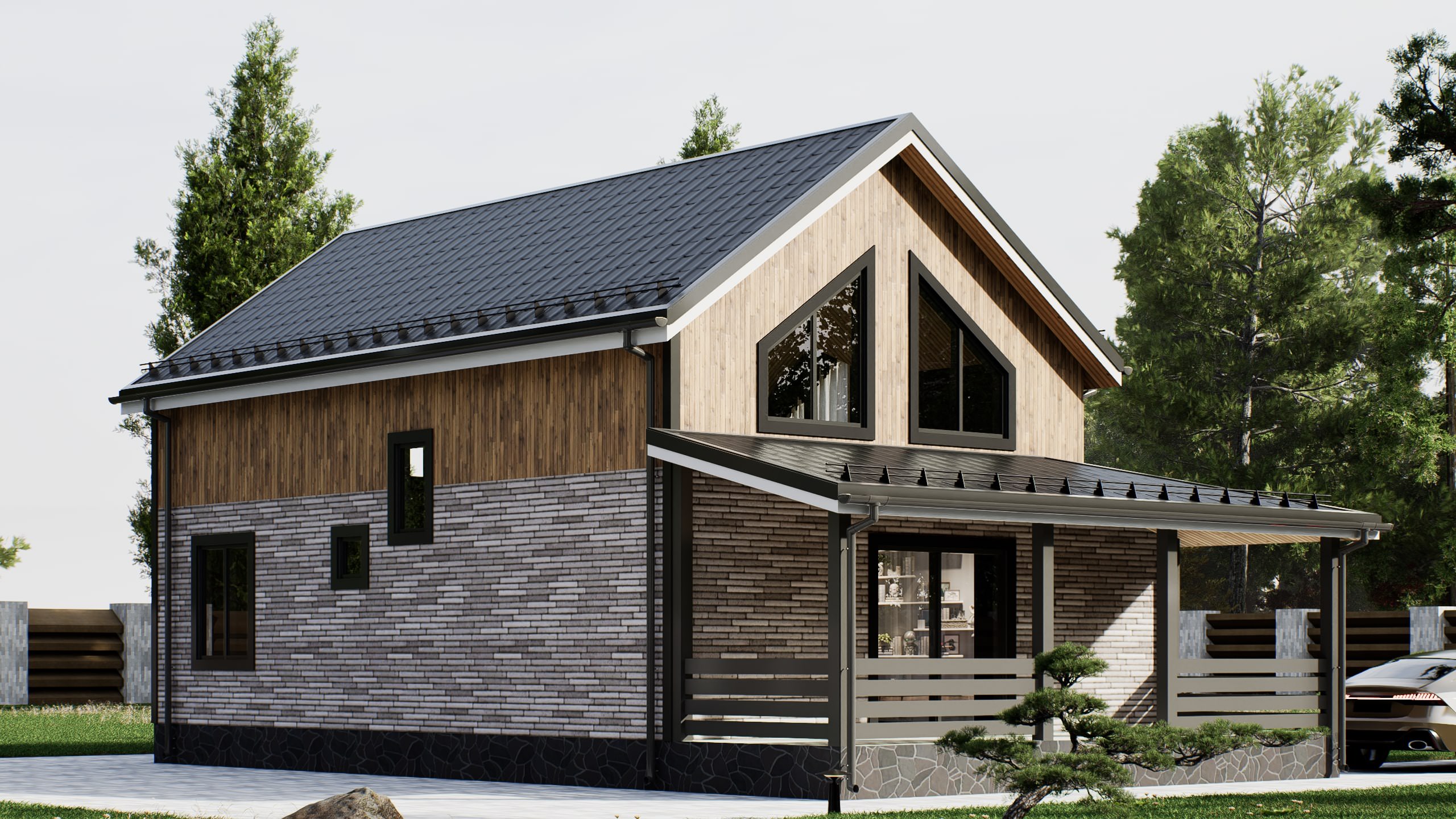 картинка Каркасный дом Орлеан от LEGNO