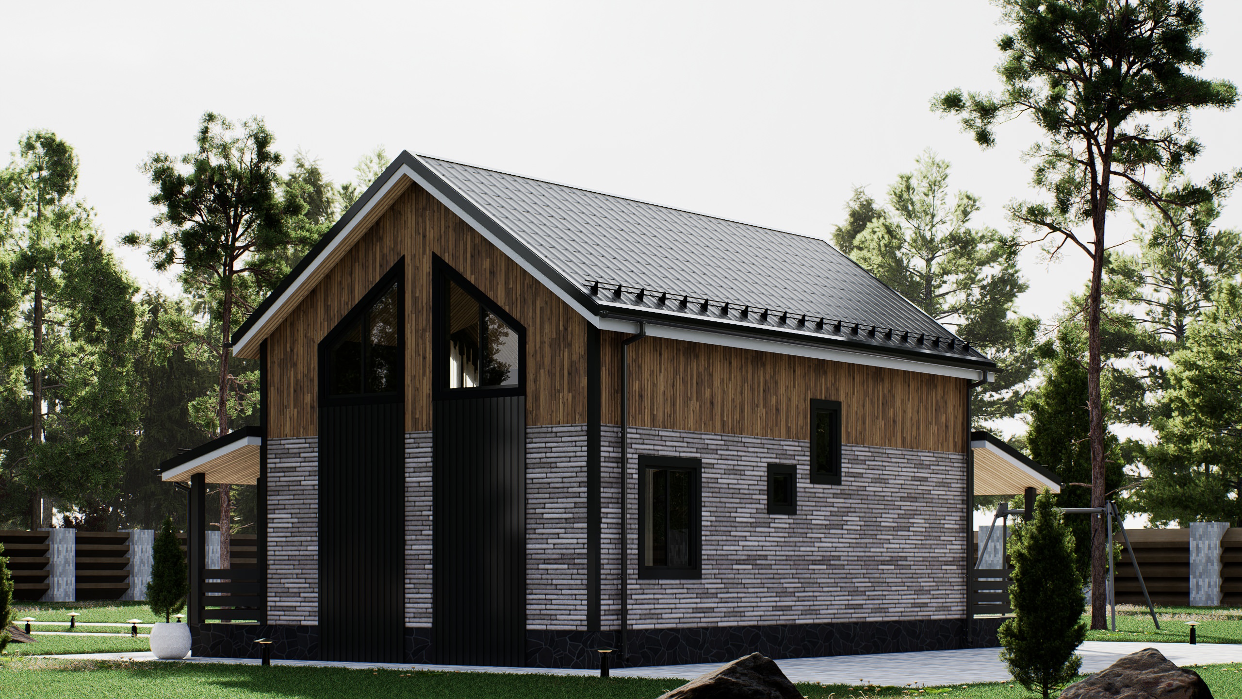 картинка Каркасный дом Орлеан от LEGNO