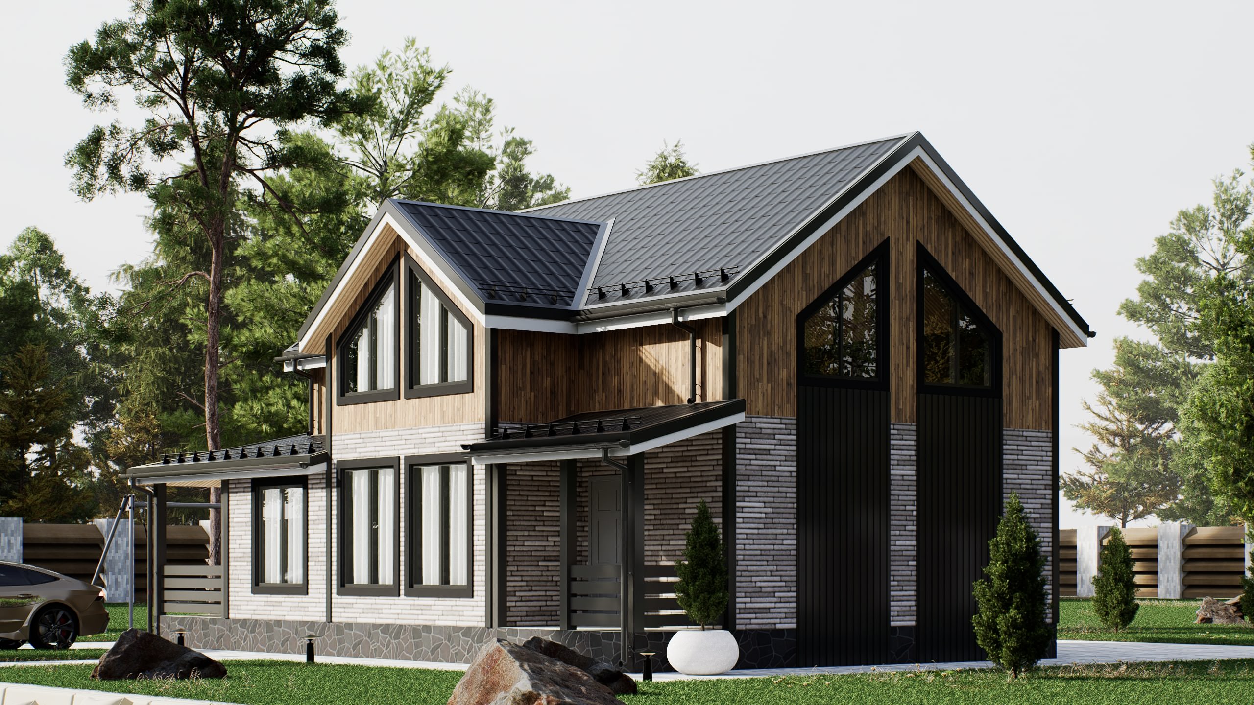 картинка Каркасный дом Орлеан от LEGNO